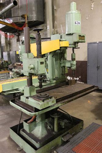 Table; 9" Throat; 3 HP; 1,800 Max RPM; with Knee Table Press Automater Lyon 36 Punch; (Each machine