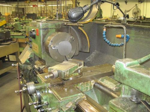 athe, S/N. 74E-464; 20/12x60, 3" Hole,NO CHUCK, Taper, 40-1600 RPM, MM/Inch, Chip Pan, Coolant, 6"