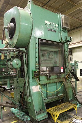 IGH SPEED PRESS; S/N. 19440; (1970); 200 Ton Capacity; 1” Stroke, 20” Shut Height; 3” Adjustment;