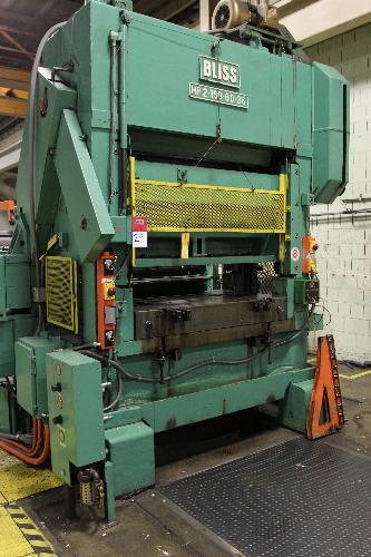 ESS; S/N. H-55308; 150 Ton Capacity; 1.5” Stroke; 22” Shut Height; 4” Adjustment; 60” x 36” Bed