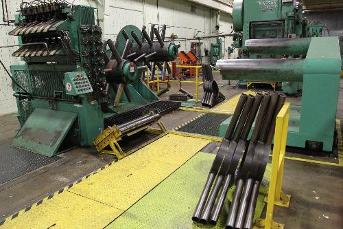 with Coil Unload Cart, S/N. 1557