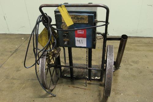 nd Sulfur Hexafloride to degas aluminum furnace using a graphite lance, Cart with Gauges Only
