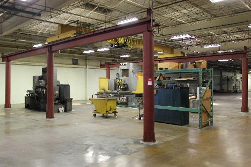 8' x 40' Span; Spacemaster SX Trolly with R & M 5 Ton Hoist