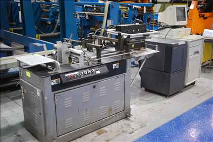 Kodak Versamark DP 5240 Printer S/N. 3829, Kirk-Rudy Model 215-V Inkjet Base with Vaccum