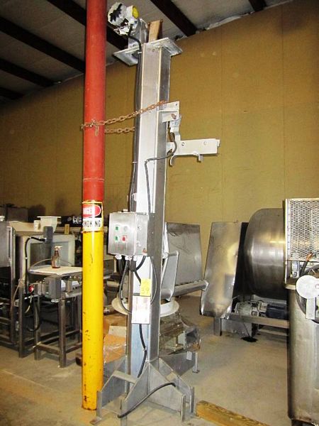 n, chain drive, adjustable dump heights, set up for 80" dump, 1.5 h.p. motor [Located in