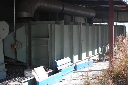 ume Filter; 75 Hp Motor; with Garden City Size 17 Fan and Blower. S/N. 236360; 700 Degree Max. Temp;