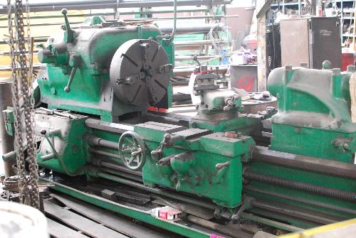 20"- (4) Jaw Chuck; Tailstock; All items to be removed from auction must be removed by the