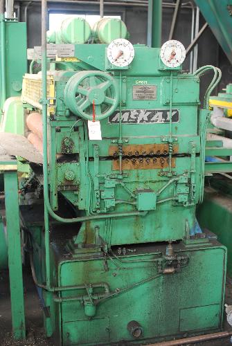 Opening; 52' Max. Width; Approx. 20 Gauge Sheet Capacity; All items to be removed from auction