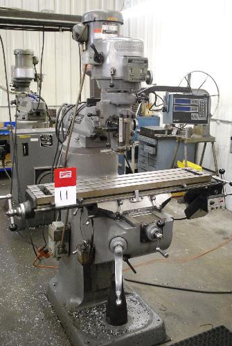 Spindle Speed; 9" x 32" Bridgeport Model 8P Power Table; S/N. 4950; Acu-Rite Digital Read Out