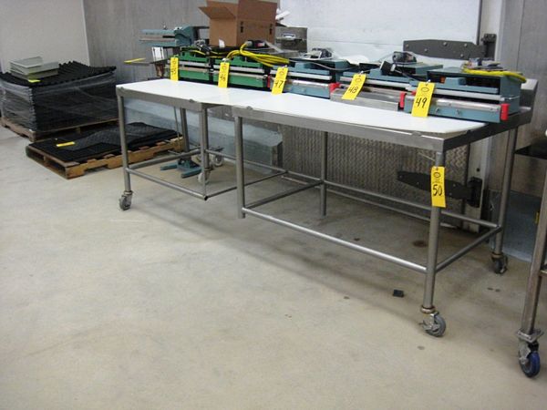 H, on casters