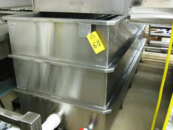 Ton Ammonia System, tank size 10' L X 40" W X 45" D