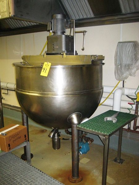 PSI @ 300º F, single agitation, scrape surface