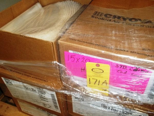 curved, for use w/double chamber packager, 15" X 20", sales type & size B4770