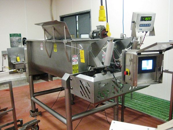 2005, 1500 Lb. capacity, load cells, PLC touch screen controls, 40" W X 67" L X 25 1/2" Deep tub,