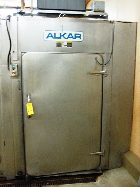 r space needed 64" W X 13' L X 10' H, new 2009 AOCE Web Base Alkar Touch Screen Controls, all s.s.