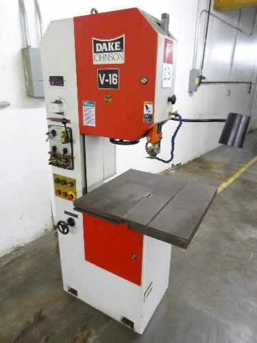 838; 16" Throat; 24" x 24" Table; Grinder; Coolant; Light