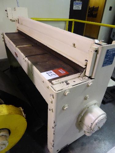Capacity; Motorized Back Gauge