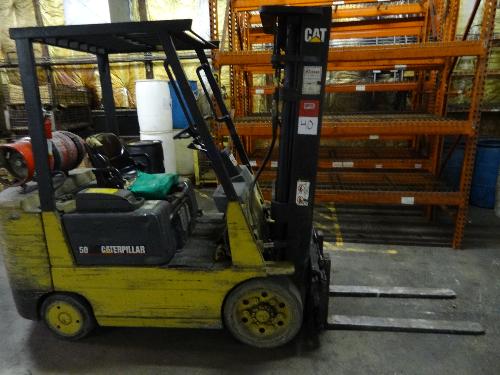 Height; Side Shift; LP Gas; Hard Tire; Triple Mast; 40" Forks; 7,760 Hours
