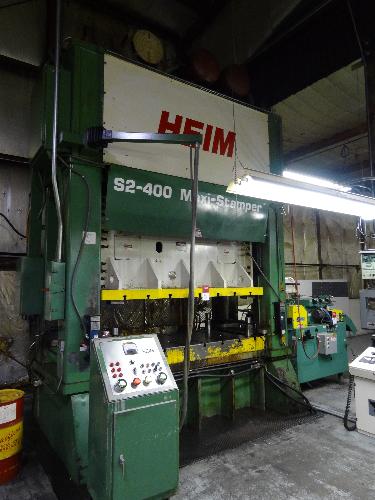 . 13560; (1988); 400 Ton; 48" x 100" Bed; 20-45 SPM; 8" Stroke; 26" Shut Height;