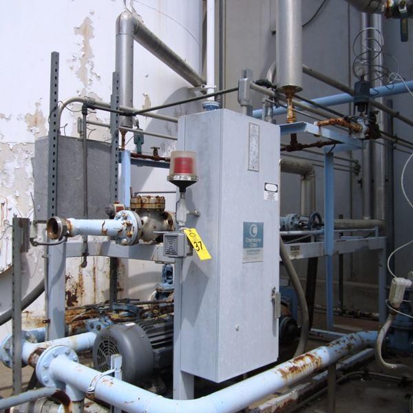 eaning System Pump Package, Ser. #93-5-159, (2) 50 h.p. pumps (NO REMOVAL UNTIL OCTOBER 20TH)