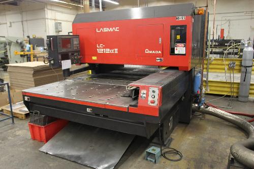 212523. (1997); Fanuc C1500B Laser, Maximum Sheet Size: 50" X 100" (with Repositioning); Axis