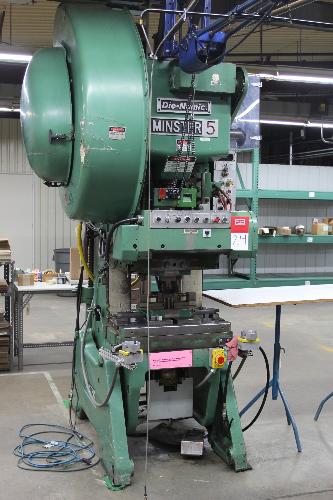 Press. S/N. 101-5D-21214; 28" x 18" Bed; 90 SPM; 3" Stroke; 2.5" Adj.; 15.75" Shut Height; Air