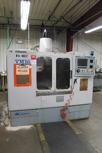; 45" x 16" Table; 30” x 16” x 20” Travels; (20) ATC; Centurion 6 CNC Control; 230 V; 3 PH; 60 Hz