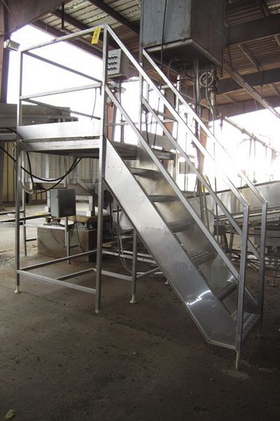 form w/handrails & controls, (2) Weigh-Tronix Mdl. WI30 Digital Scale Heads, monitor