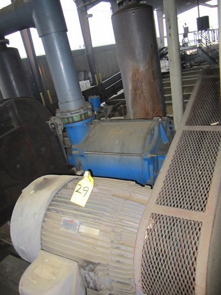 0173 w/100 h.p. Reliance 3 Phase Motor, 8" inlet/outlet, remanufactured