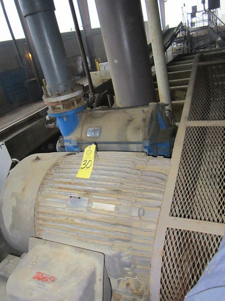 174 w/125 h.p. Reliance 3 Phase Motor, 8" inlet/outlet, mezzanine