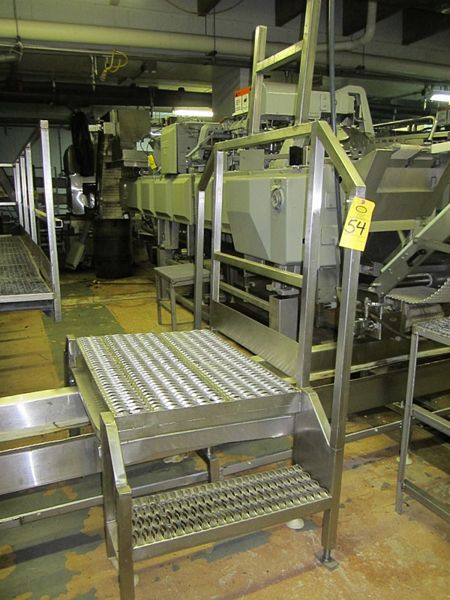 6" L grated top & handrail
