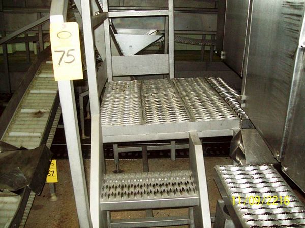 m & handrail, 73" T overall