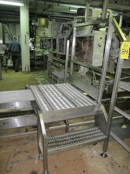 6" L grated top & handrail