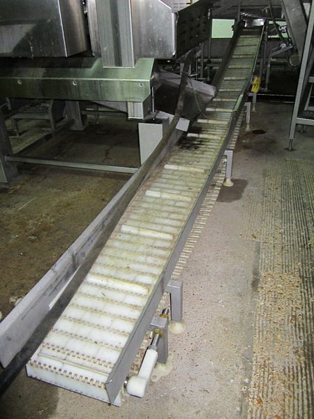 lighted belt, 1" H flights, spaced 12" apart, 4" trough, hydraulic drive
