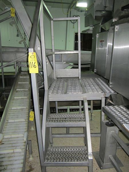 m & handrail, 73" T overall