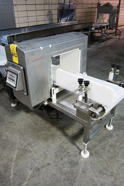 . aperture, 14" W X 60" L plastic thru conveyor