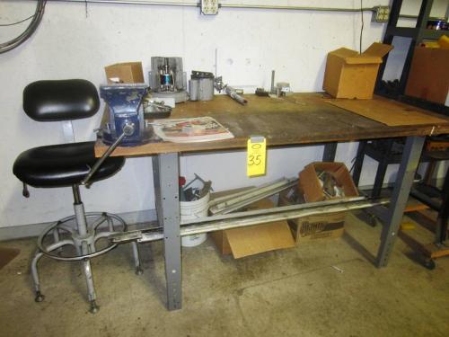 ving Unit, (2) Parts Carts w/contents, Mechanic Roller Chair