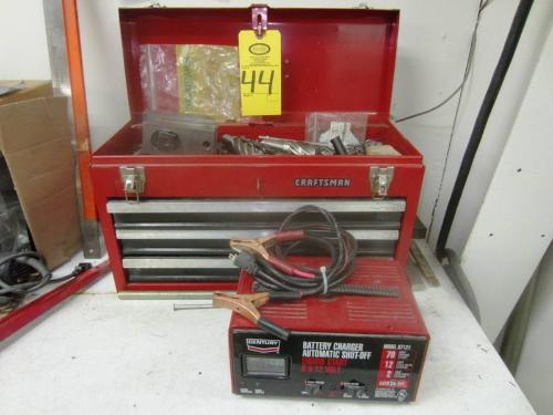 ool Box w/contents, Mills, Hold Downs, etc.