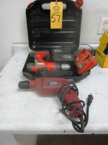ies & charger, Tool Shop Electric Drill