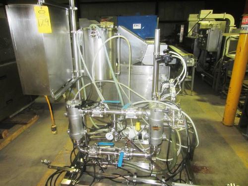 licator, 6 spray nozzles, 2-inline filters, w/1 1/2" s.s piping, (4) s.s. valves, Allen Bradley