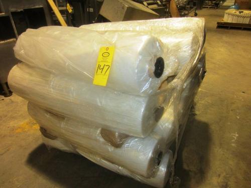 bags, clear poly, 39 X 15 X26, 300/roll ****Located in Yorkville, Illinois-Free Loading