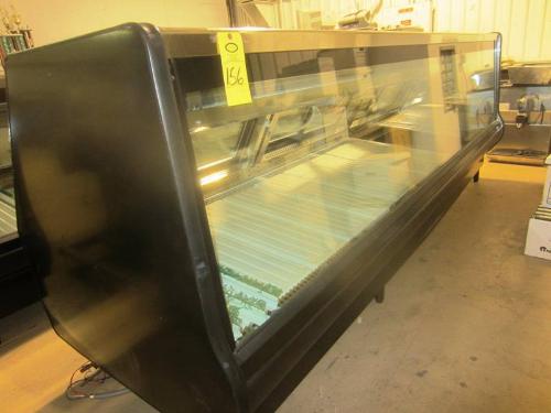 L w/single front glass, 6 sliding rear doors, complete w/lights & Copeland compressor Mdl. M12-