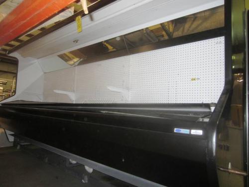 chandiser, (1) 15" W lighted shelf & (1) 18" W Lighted shelf, mirrored ****Located in Yorkville,