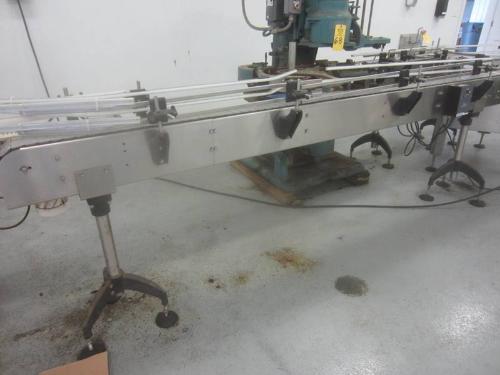 " W X 10' L plastic slat conveyor w/Penta Drive variable speed controls, Ser. #5011-02