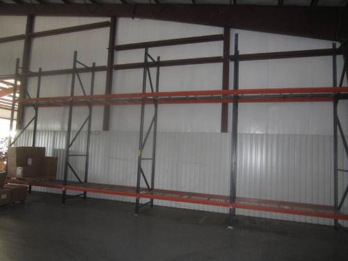 s 16' T X 42" W, 16 Crossbeams 8' L , 16 Wire Rack Shelves 46" X 43"