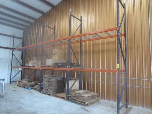 hts 16' T X 42" W, 16 Crossbeams 8' L, 32 Wire Rack Shelves 46" X 43"