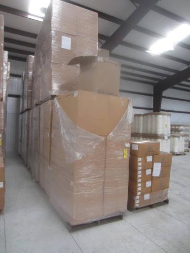 Clear Plastic Bottles w/white .035 P.E. foam lid