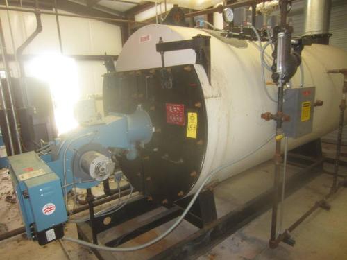 ed Steam Boiler, 80 h.p., Ser. #54394, w/Webster Cyclone Forced Draft Burner Mdl. JBZG-20-RM-M20-