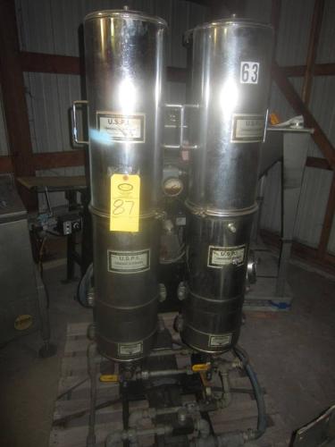 bmicron Oil Filtration System, 4 filters, 1.5 h.p. motor on pump, on cart, 115 volt, single phase