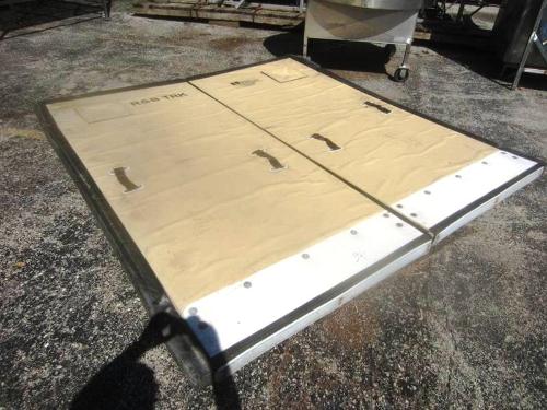 , 100" W X 105" T X 3" Thick, hinged in center to fold in half